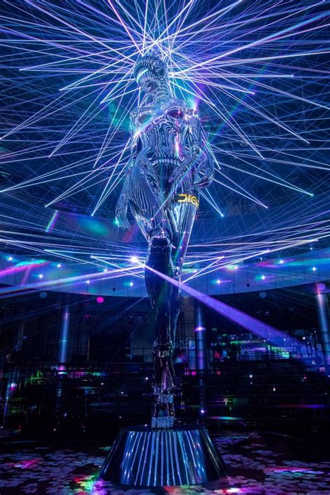 sorayama dior fashion show|hajime sorayama laser show.